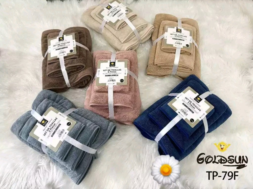Set x3 piezas Toallas - OBED Home & Deco San Rafael