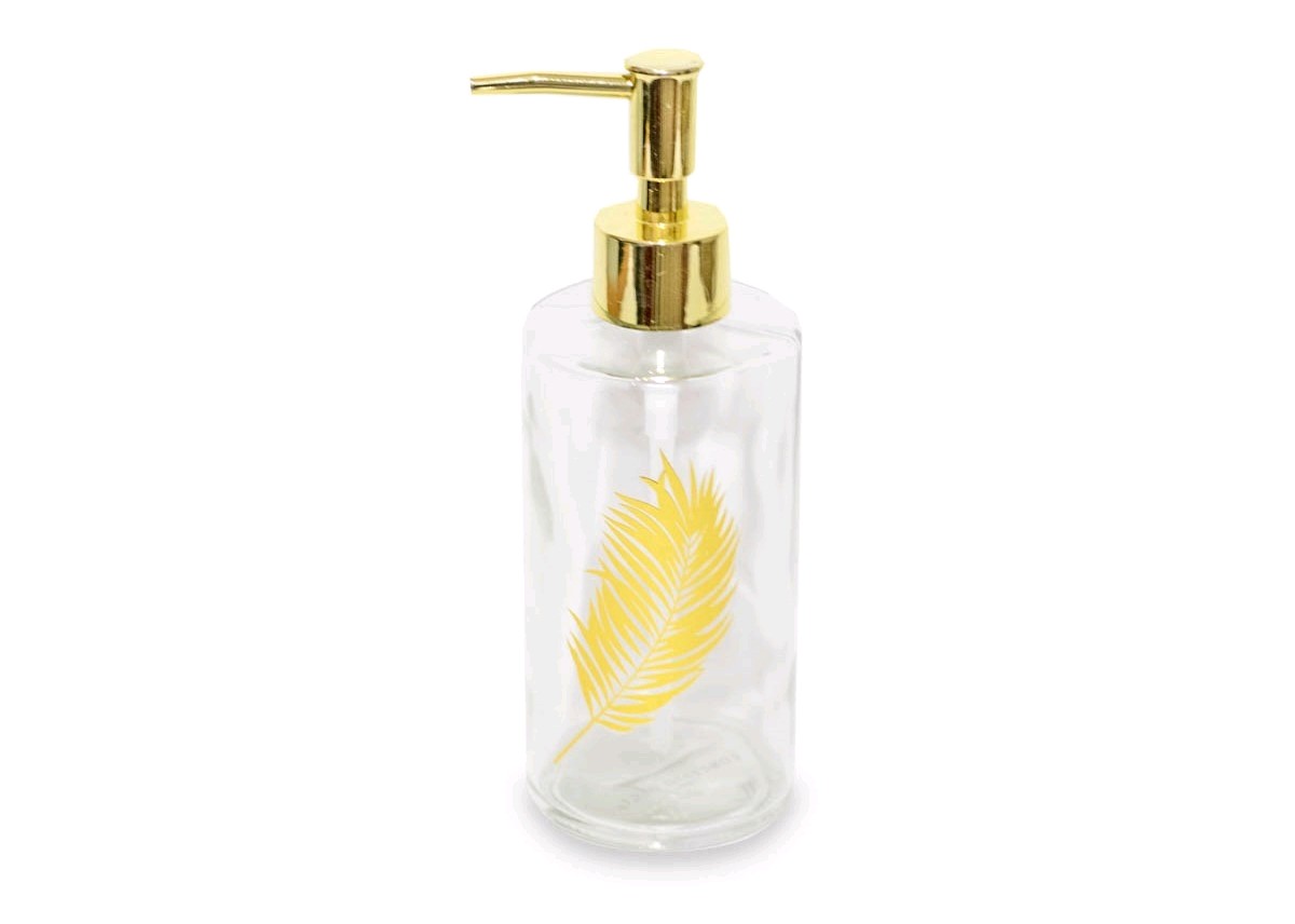 Dispenser de Vidrio Golden Leaf (D) - OBED Home & Deco San Rafael