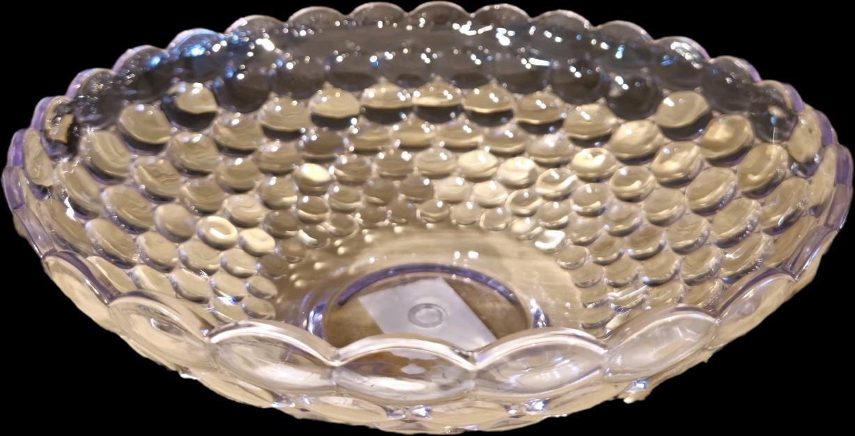 Bolw acril c gotas alto borde irreg 25cm - OBED Home & Deco San Rafael