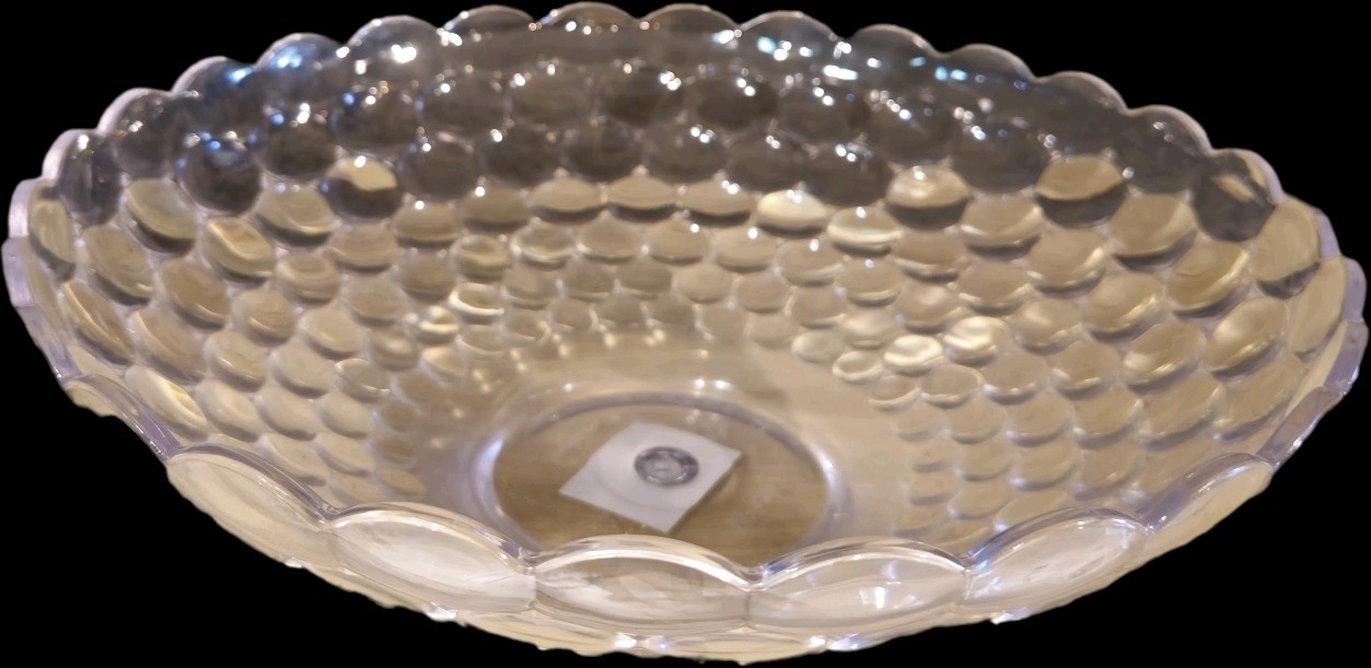 Bolw acril c/gotas alto borde irreg 30cm - OBED Home & Deco San Rafael