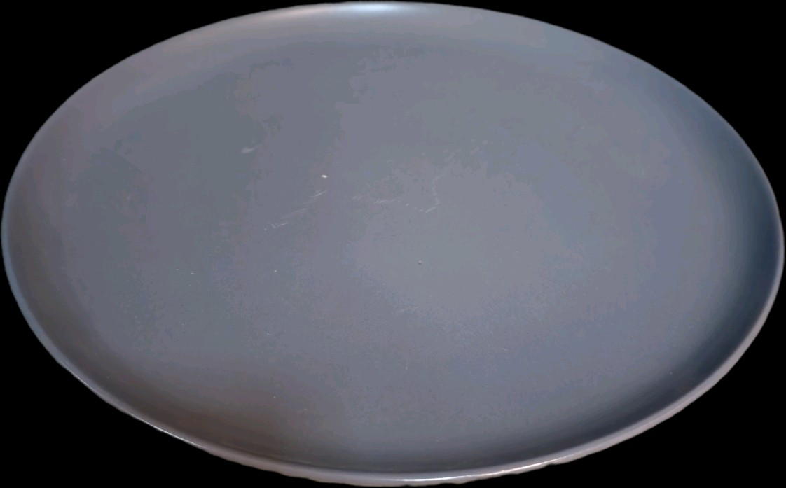 plat postre c/ borde gris 215cm - OBED Home & Deco San Rafael
