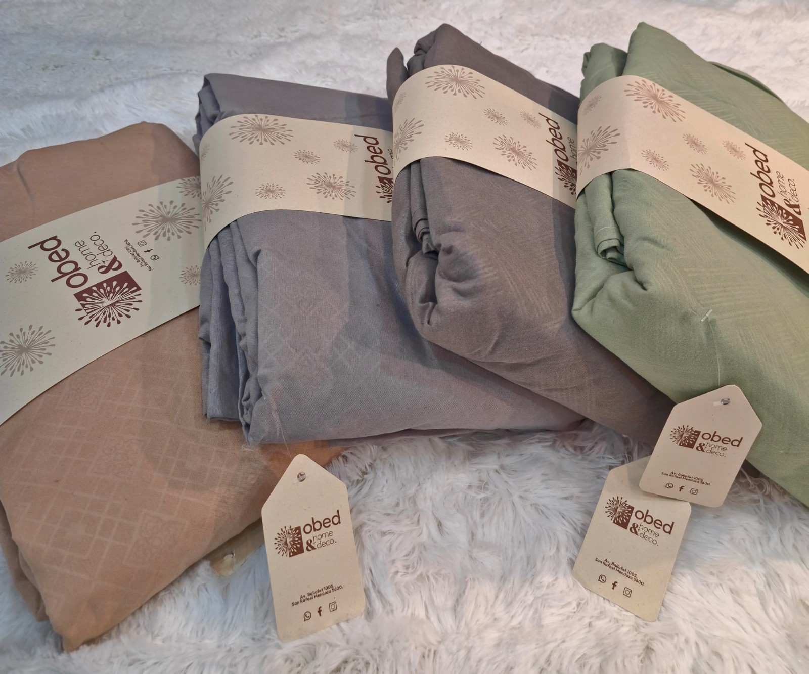 Sabanas Queen c/mochila - OBED Home & Deco San Rafael