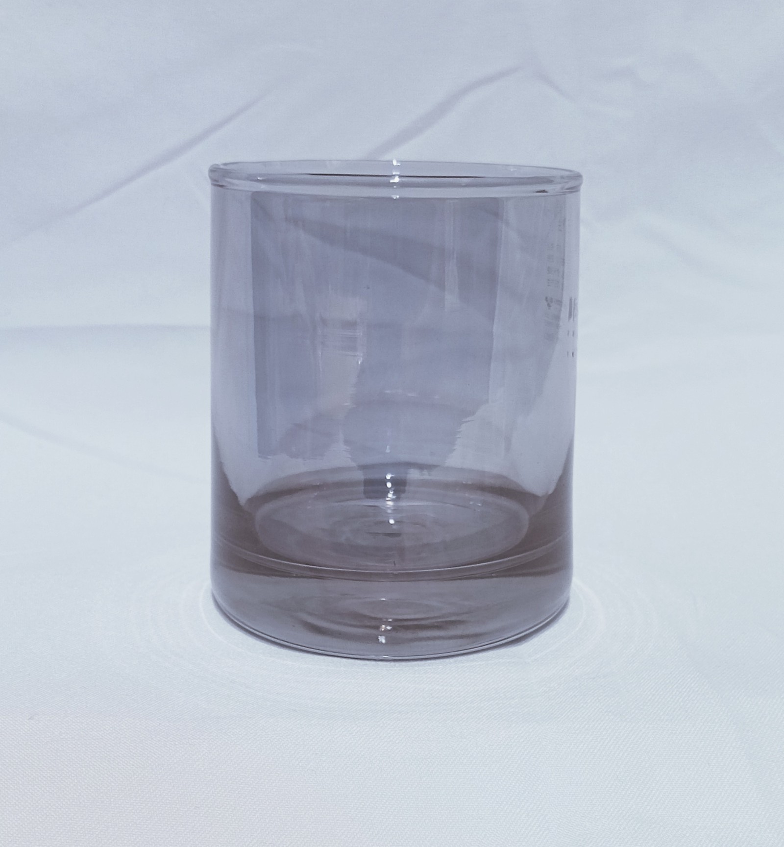 vasos cónico vidrio gris 260ml - OBED Home & Deco San Rafael